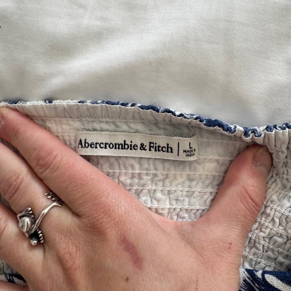 Abercrombie & Fitch| Crop Tank Cotton/Linen Blend size L - Picture 7 of 9